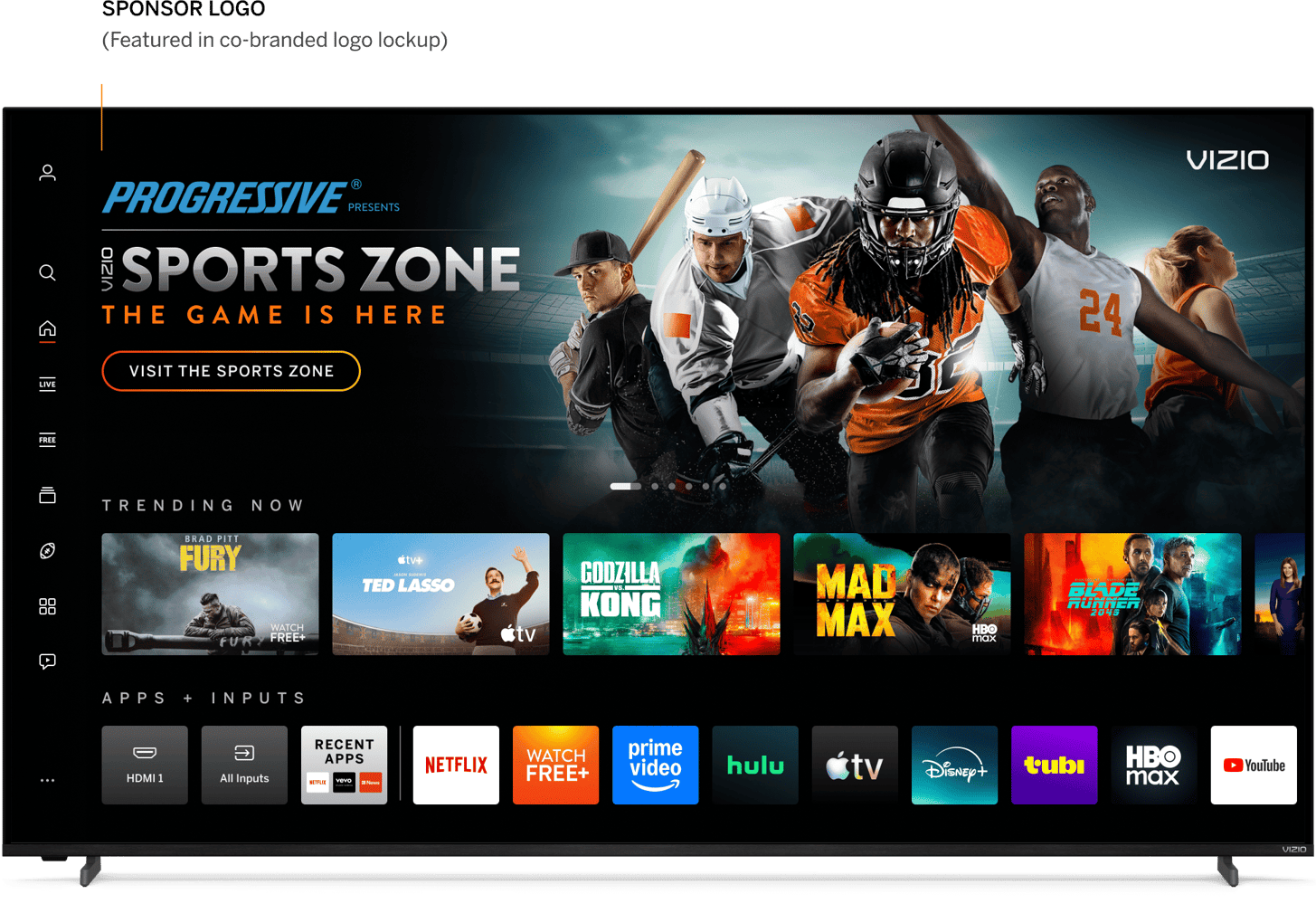 GM Sports Zone Home Screen Hero Overview