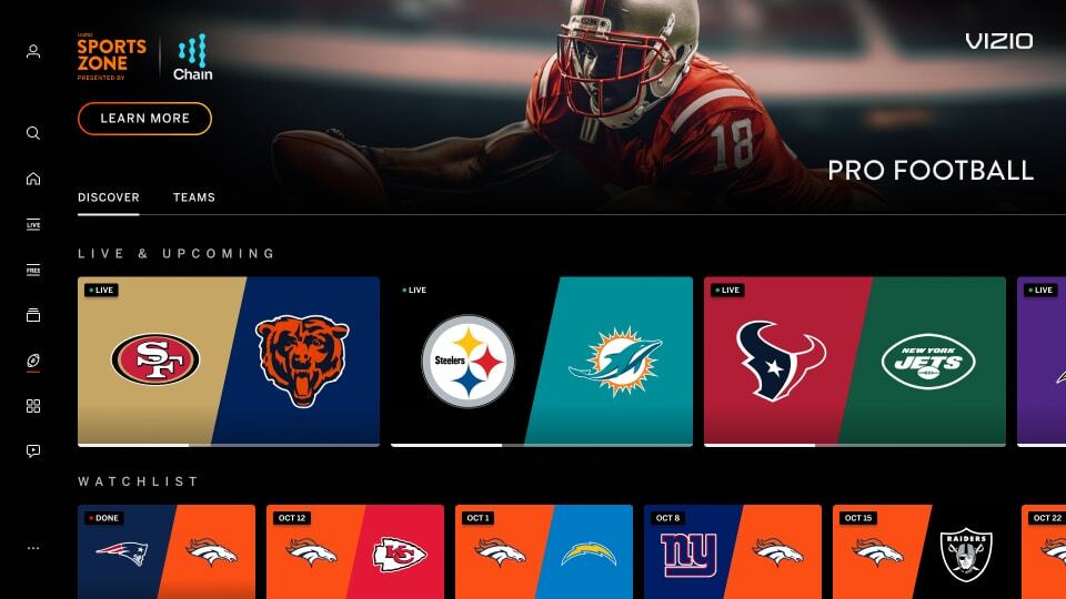 Correct - Sports Zone Invididual Sport - non relevant