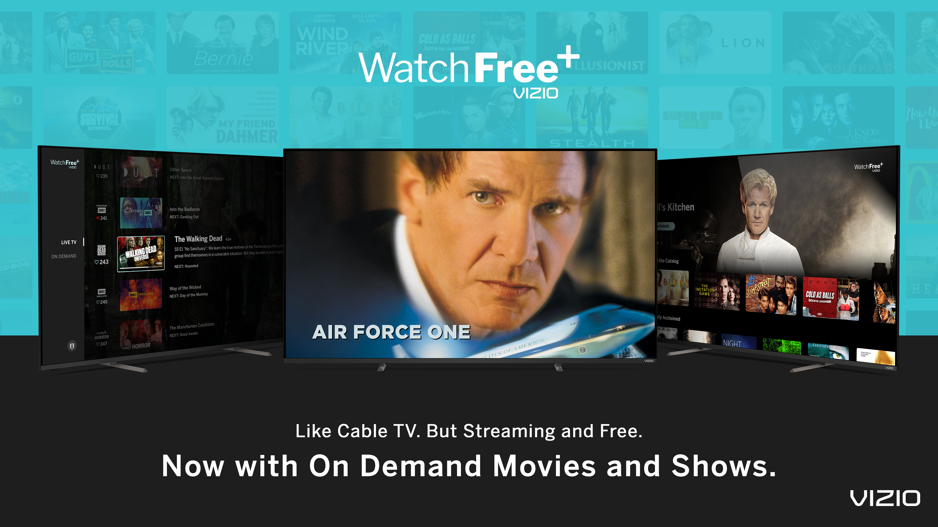 VIZIO Adds Ad-Supported On Demand Content to WatchFree+