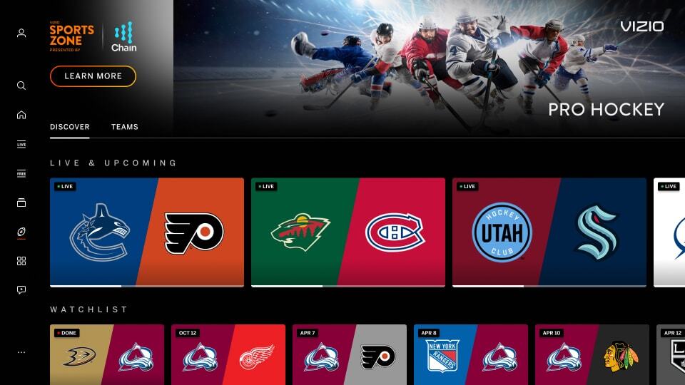 Incorrect - Sports Zone Individual Sport Page Bleed