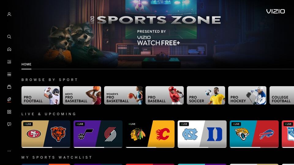 Incorrect - Sports Zone Home Splash - Alter Header