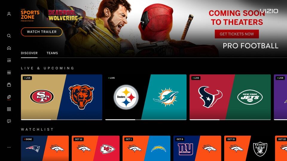 Incorrect - Sport Zone Individual Sport - UI Elements